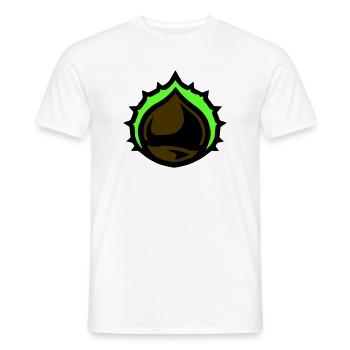 Kastanie Symbol - Männer T-Shirt - Weiß - Vorne - AI Model Male 178 dark (178cm)