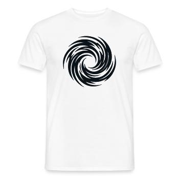 TCG Portal Strudel Grafik - Männer T-Shirt - Weiß - Vorne - AI Model Male 178 dark (178cm)