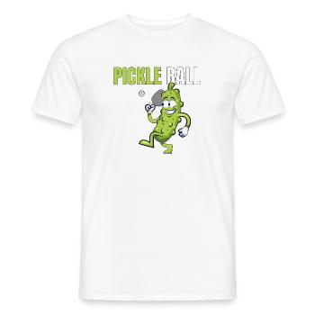 Pickle_Ball-_Gurke - Männer T-Shirt - Weiß - Vorne - AI Model Male 178 dark (178cm)