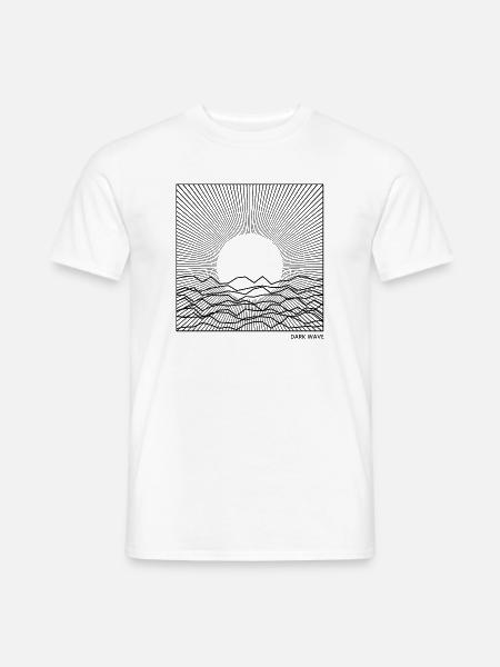 Dark-Wave-Musik - Männer T-Shirt - Weiß