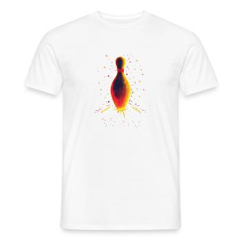 Vintage Bowling - Männer T-Shirt - Weiß - Vorne - AI Model Male 178 dark (178cm)