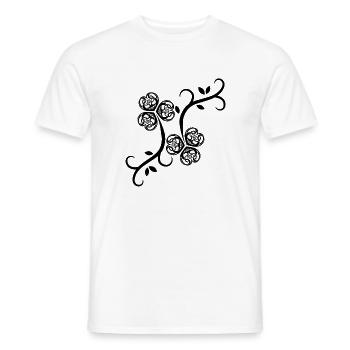 Celtic Irland Wikinger Keltisch Knoten Muster Baum - Männer T-Shirt - Weiß - Vorne - AI Model Male 178 dark (178cm)
