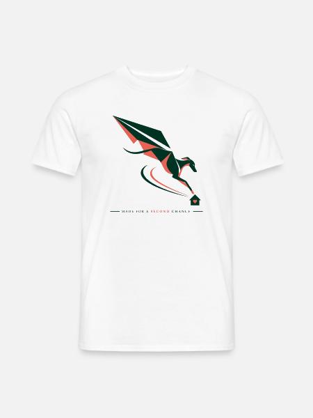 Greyhound Rescue Second Chance Shirt - Männer T-Shirt - Weiß