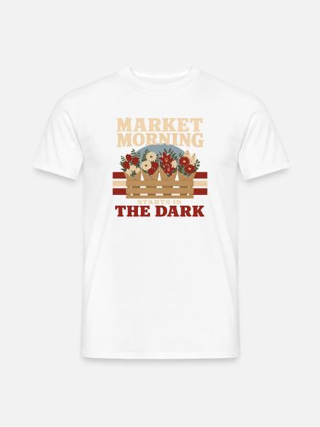 Blumenbauern Schnittblumenzüchter Blumenfarm - Männer T-Shirt - Weiß