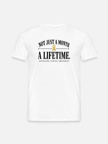 Nicht Nur Ein Monat, Sondern Lebenslanges - Männer T-Shirt - Weiß