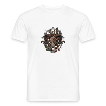 Mix Desert Skull Art - Männer T-Shirt - Weiß - Vorne - AI Model Male 178 dark (178cm)