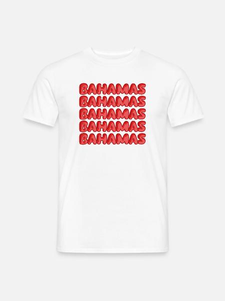 Tauchen Bahamas - Männer T-Shirt - Weiß