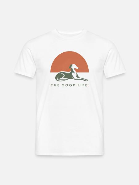 Windhund Rettung Das Gute Leben Shirt - Männer T-Shirt - Weiß