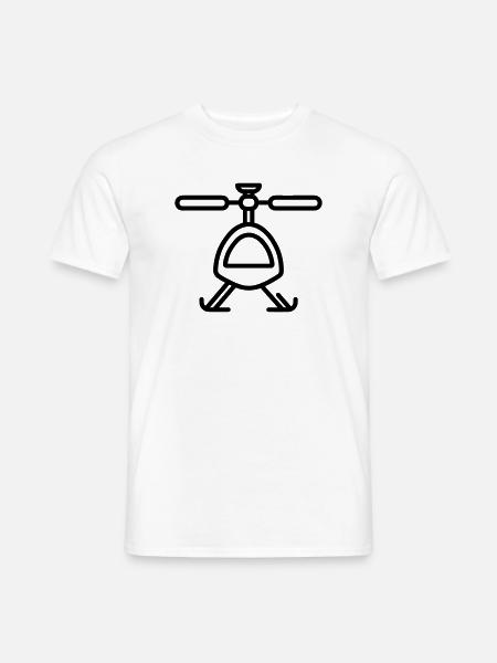 Gyrokopter - Männer T-Shirt - Weiß