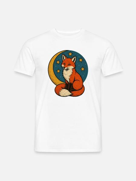 Sternenfuchs - Männer T-Shirt - Weiß