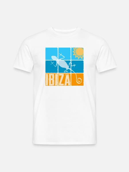 Ibiza Strand Vibes - Männer T-Shirt - Weiß