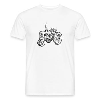 Traktor / Traktor / Traktor - Männer T-Shirt - Weiß - Vorne - AI Model Male 178 dark (178cm)