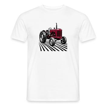 Traktor / Traktor / Traktor - Männer T-Shirt - Weiß - Vorne - AI Model Male 178 dark (178cm)