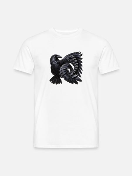 Unmöglicher Rabenflügel - Männer T-Shirt - Weiß