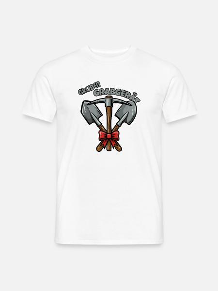 Das Gruben Grabgerät - Männer T-Shirt - Weiß