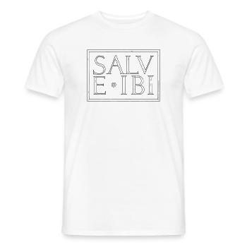 Salve Ibi (Hallo Da!) - Männer T-Shirt - Weiß - Vorne - AI Model Male 178 dark (178cm)