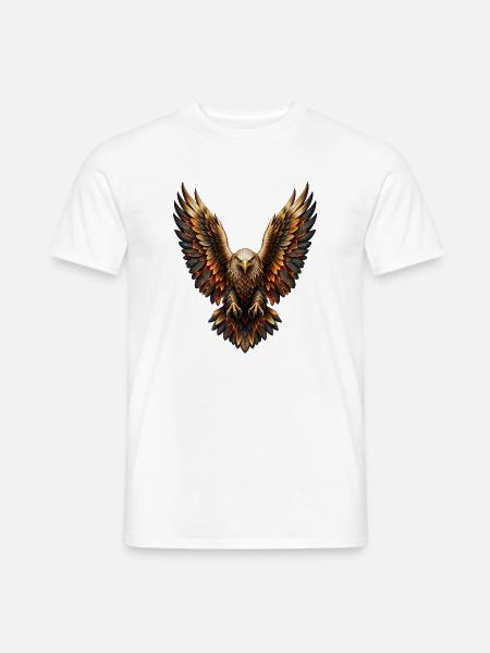Adler - Männer T-Shirt - Weiß
