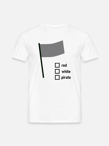 Flag - Männer T-Shirt - Weiß