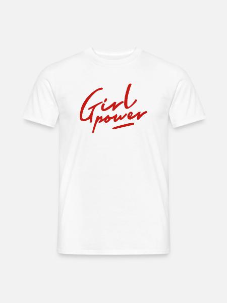 Frauenpower - Männer T-Shirt - Weiß