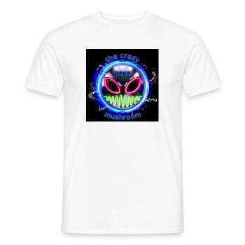 PEKE_Logo - Männer T-Shirt - Weiß - Vorne - AI Model Male 178 dark (178cm)