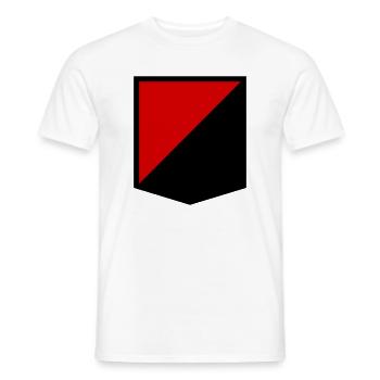 Anarcho - Männer T-Shirt - Weiß - Vorne - AI Model Male 178 dark (178cm)