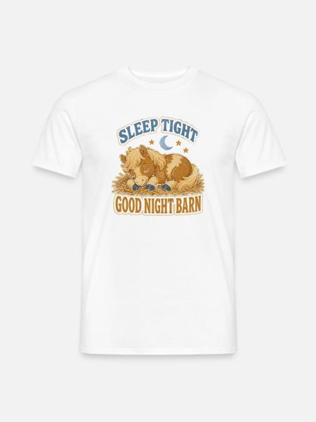 Pferde Kinder - Männer T-Shirt - Weiß