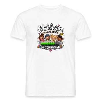 Erzieherin in Ausbildung - Männer T-Shirt - Weiß - Vorne - AI Model Male 178 dark (178cm)