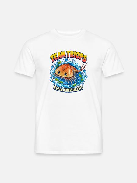 Team Triops – Klein aber Urzeit - Männer T-Shirt - Weiß