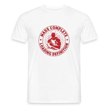 Fitness Motivation Bodybuilder Mass Complete Gym - Männer T-Shirt - Weiß - Vorne - AI Model Male 178 dark (178cm)