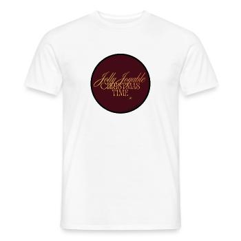 Fröhliche, fröhliche Weihnachtszeit - Männer T-Shirt - Weiß - Vorne - AI Model Male 178 dark (178cm)
