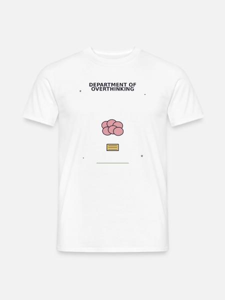Abteilung des Überdenkens - Männer T-Shirt - Weiß