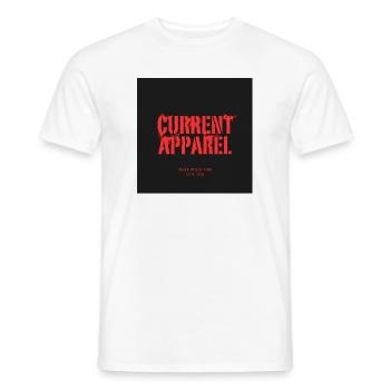 AKTUELLE APPAREL - Männer T-Shirt - Weiß - Vorne - AI Model Male 178 dark (178cm)