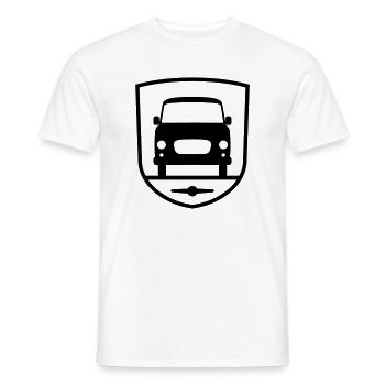 Barkas B1000 Chemnitz - Männer T-Shirt - Weiß - Vorne - AI Model Male 178 dark (178cm)