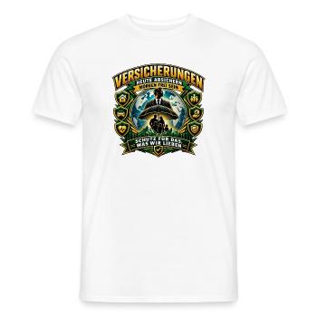 Versicherungsvertreter & Finanzberater | Finanzen  - Männer T-Shirt - Weiß - Vorne - AI Model Male 178 dark (178cm)