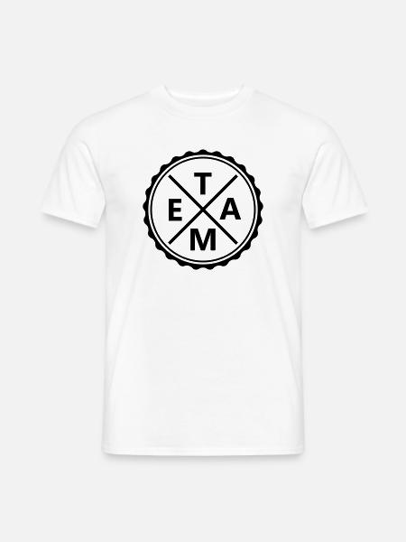 Team - Männer T-Shirt - Weiß