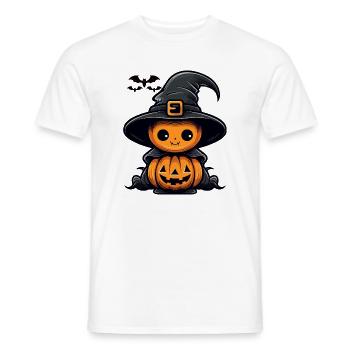 Süßer Hexenkürbis - Männer T-Shirt - Weiß - Vorne - AI Model Male 178 dark (178cm)