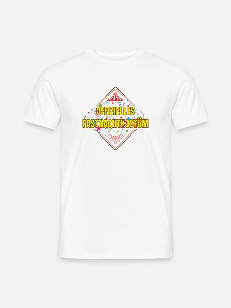 Offizielles Fastnachtkostüm - Männer T-Shirt - Weiß