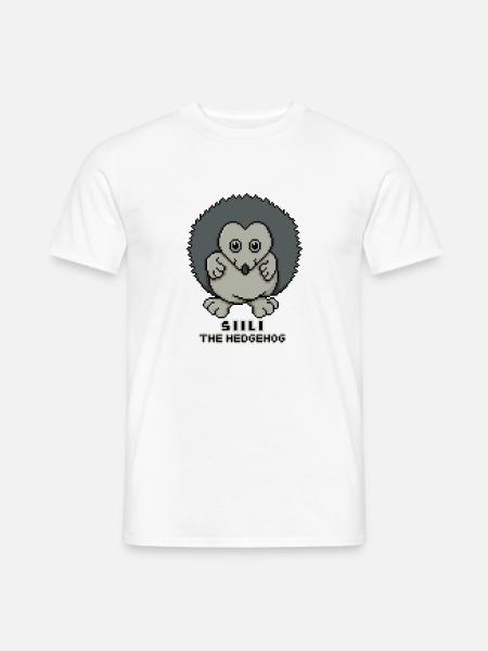 Silli der Igel - Männer T-Shirt - Weiß