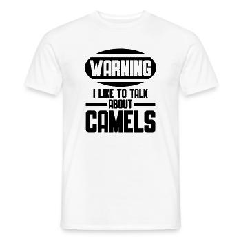 Kamel Humor Spruch - Männer T-Shirt - Weiß - Vorne - AI Model Male 178 dark (178cm)