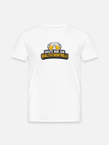 Qualitätskontrolle Prost - Männer T-Shirt - Weiß