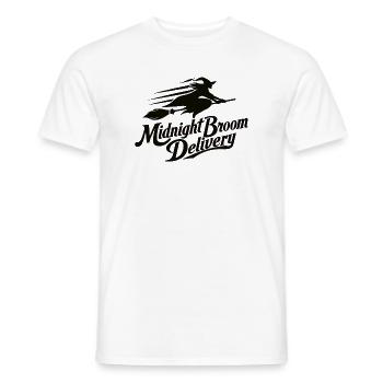 Mitternachtsbesen Lieferung - Männer T-Shirt - Weiß - Vorne - AI Model Male 178 dark (178cm)