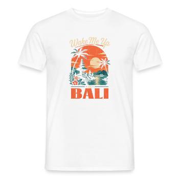 Weck mich in Bali - Männer T-Shirt - Weiß - Vorne - AI Model Male 178 dark (178cm)
