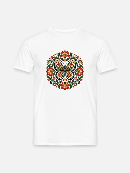 Schmetterlinge Schöner Schmetterling - Männer T-Shirt - Weiß
