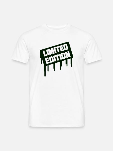 Limitierte Graffiti-Edition - Männer T-Shirt - Weiß