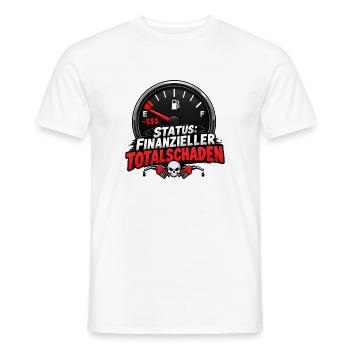 Benzinpreise Humor Design - Männer T-Shirt - Weiß - Vorne - AI Model Male 178 dark (178cm)