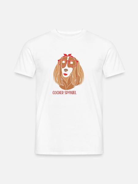 Cocker Spaniel - Männer T-Shirt - Weiß