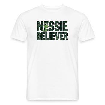 Nessie Believer - Männer T-Shirt - Weiß - Vorne - AI Model Male 178 dark (178cm)