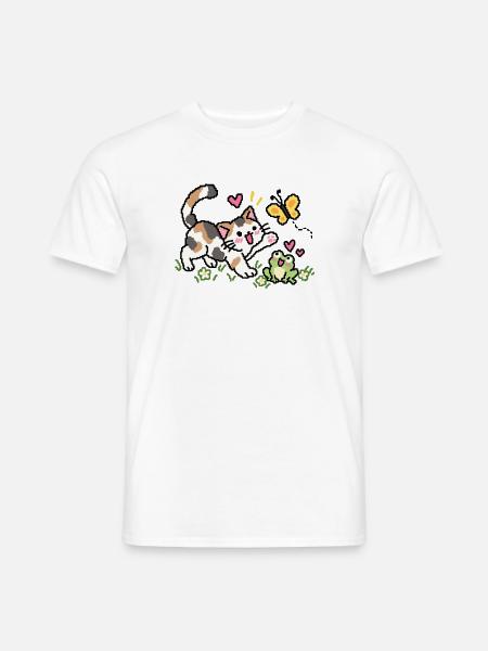 CrazyUna - Männer T-Shirt - Weiß