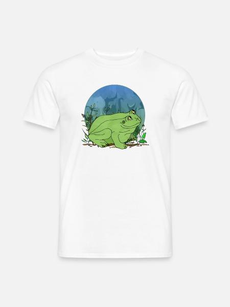 Frosch - Männer T-Shirt - Weiß