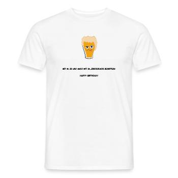 Schönes, lustiges Bier Design zum 30. Geburtstag - Männer T-Shirt - Weiß - Vorne - AI Model Male 178 dark (178cm)